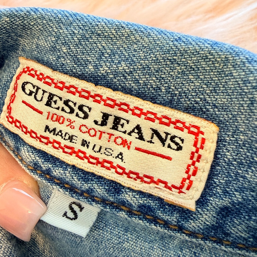 Guess Blue Denim Sleeveless Dress - Picture 6 of 10